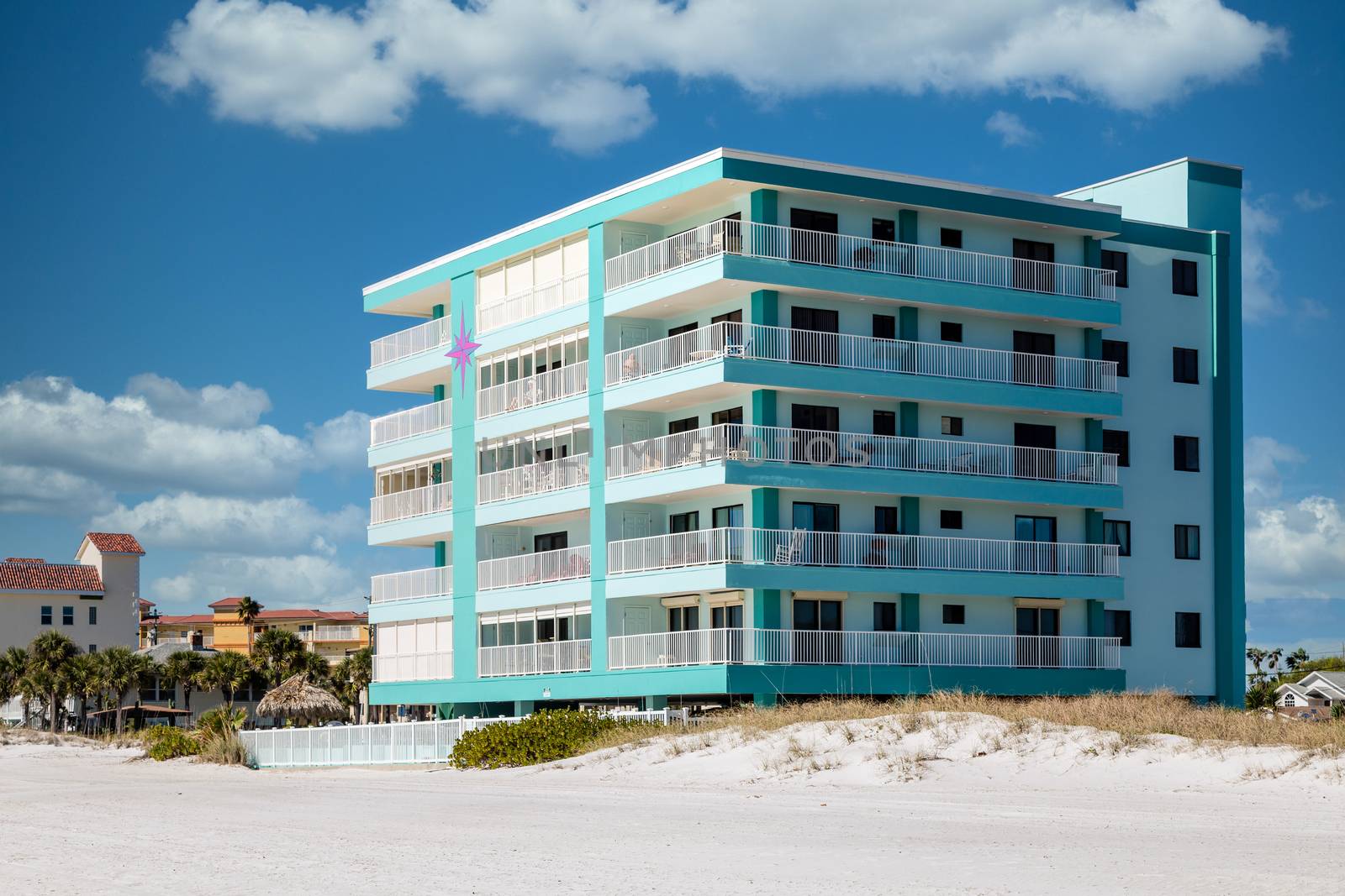 Nice resort hotel on a Florida beach