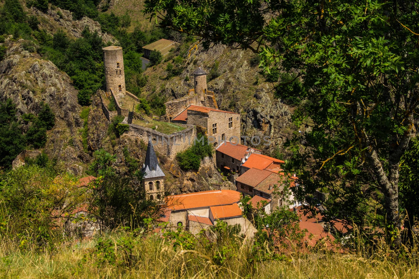 saint floret in puy de  dome in france