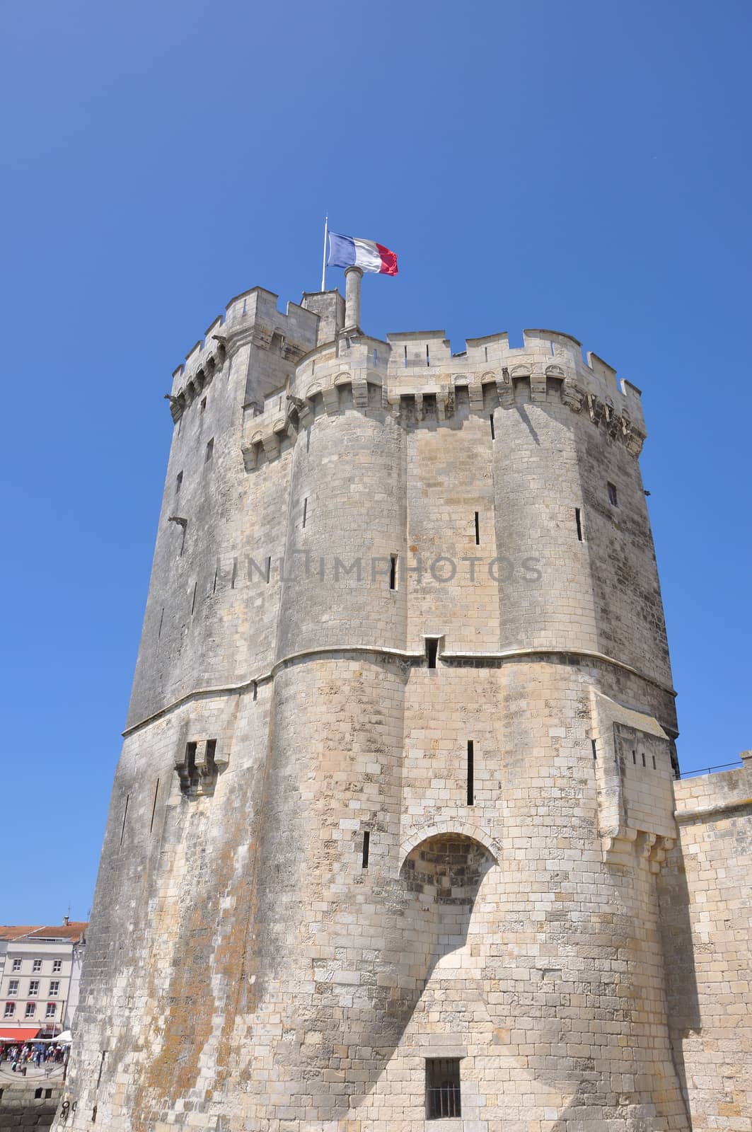 tourist site of La Rochelle, France. port and its surroundings