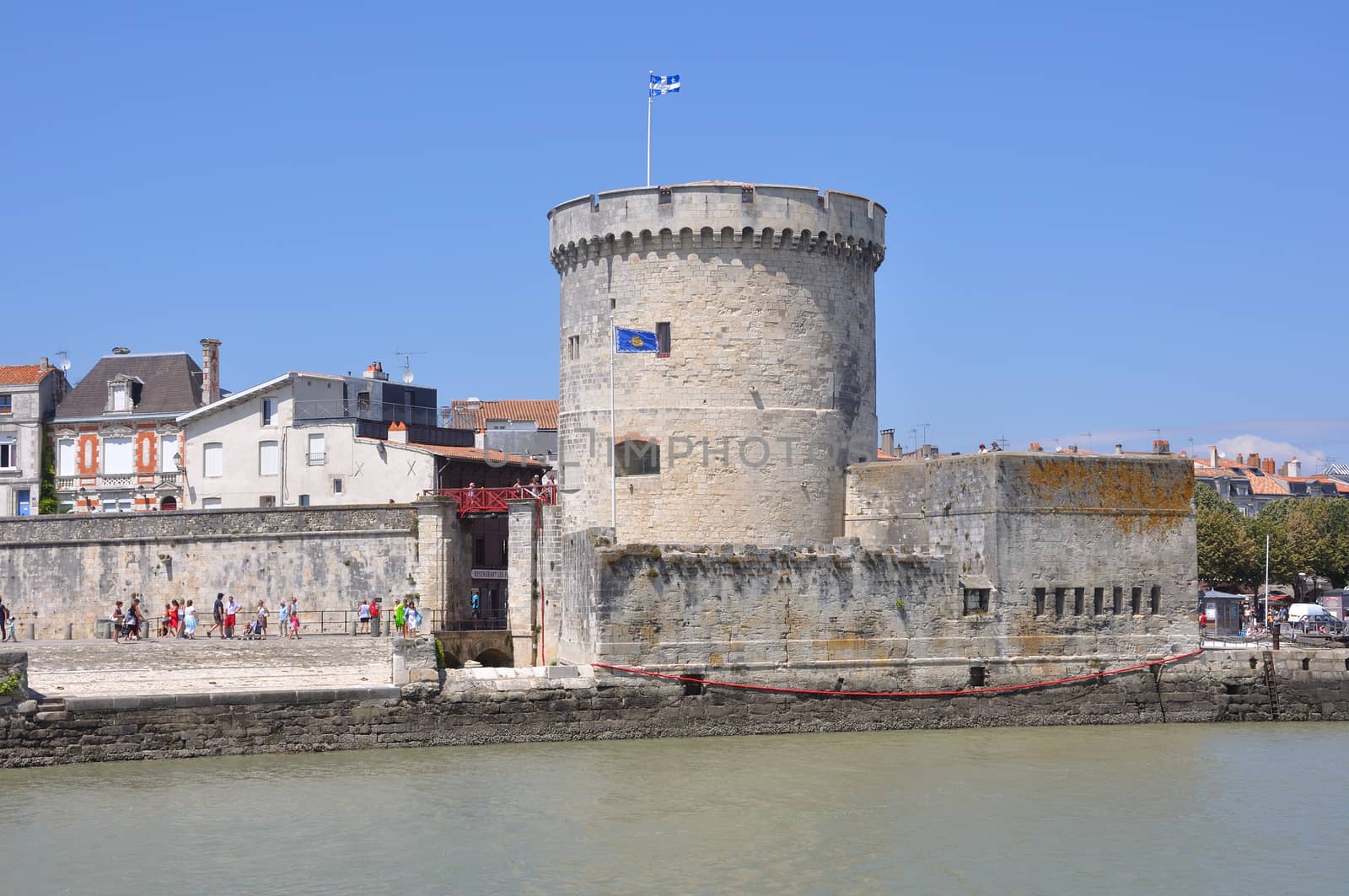 tourist site of La Rochelle, France. port and its surroundings