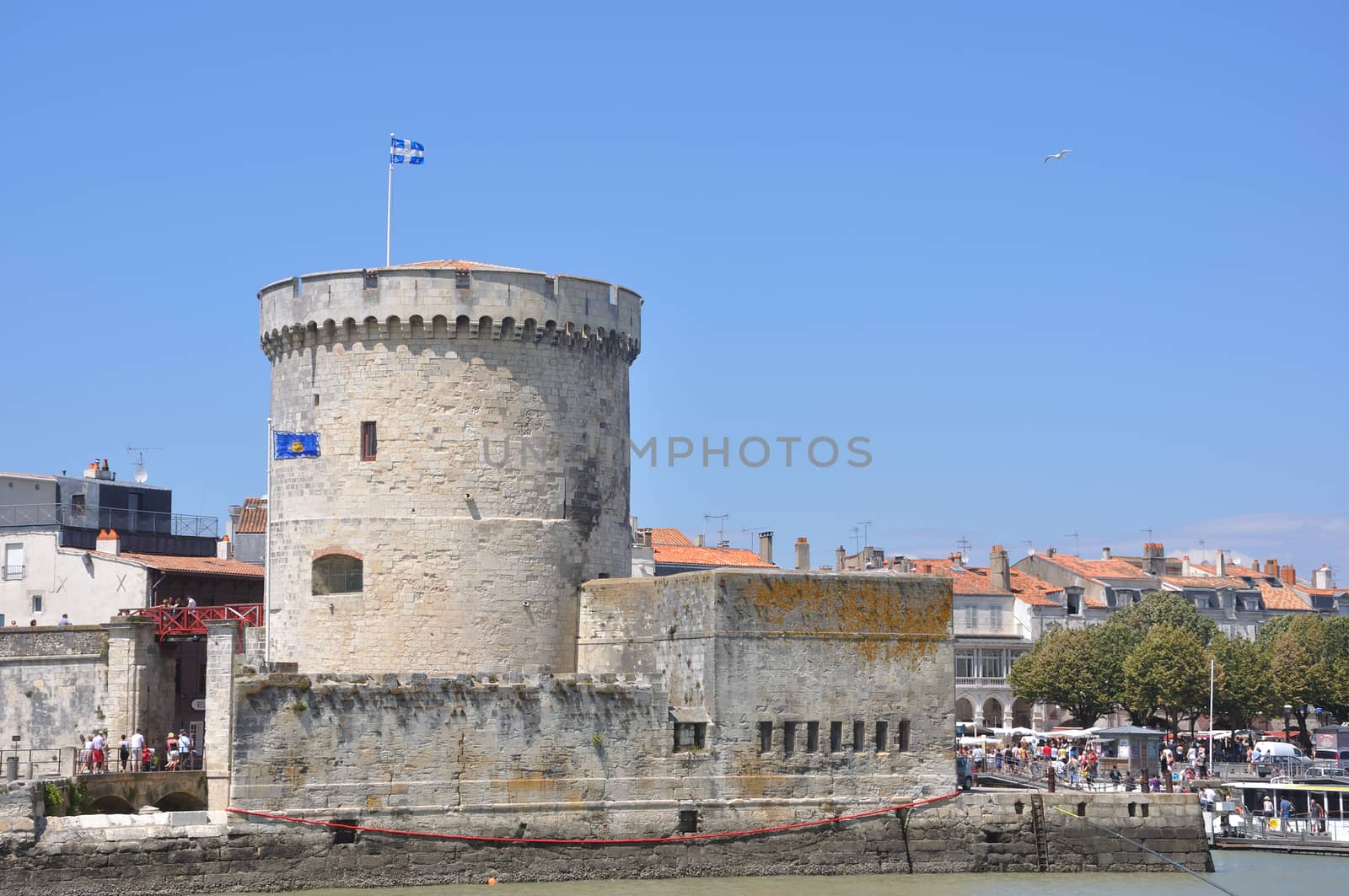tourist site of La Rochelle, France. port and its surroundings