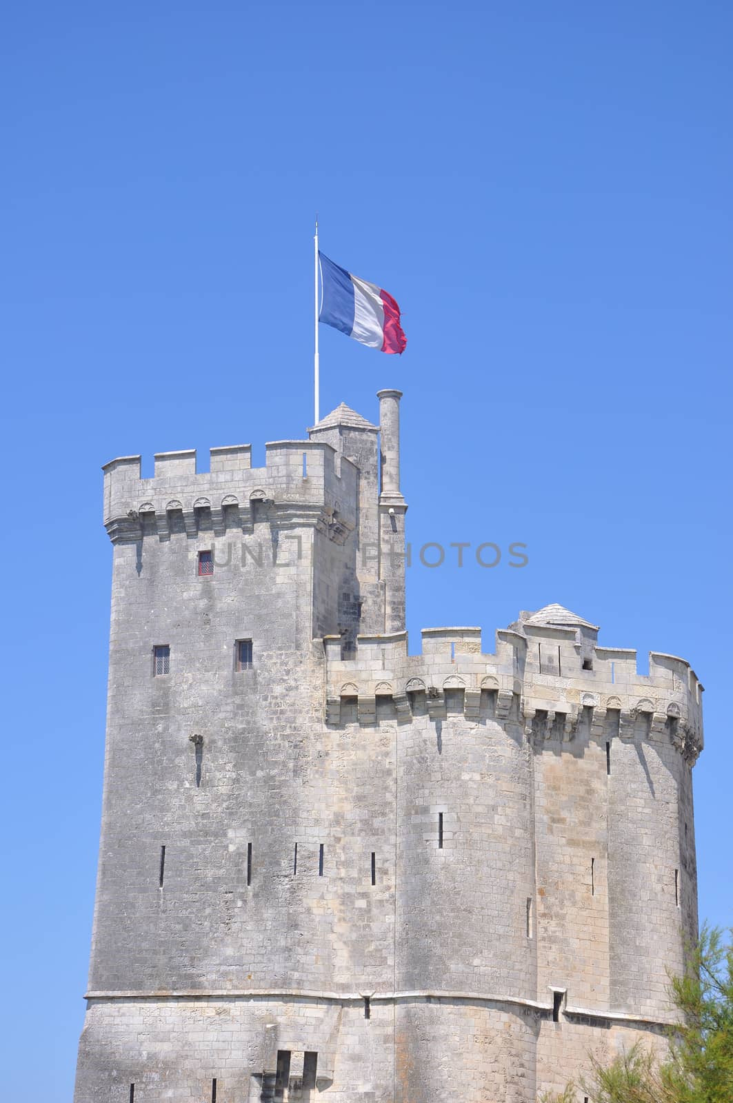 tourist site of La Rochelle, France. port and its surroundings