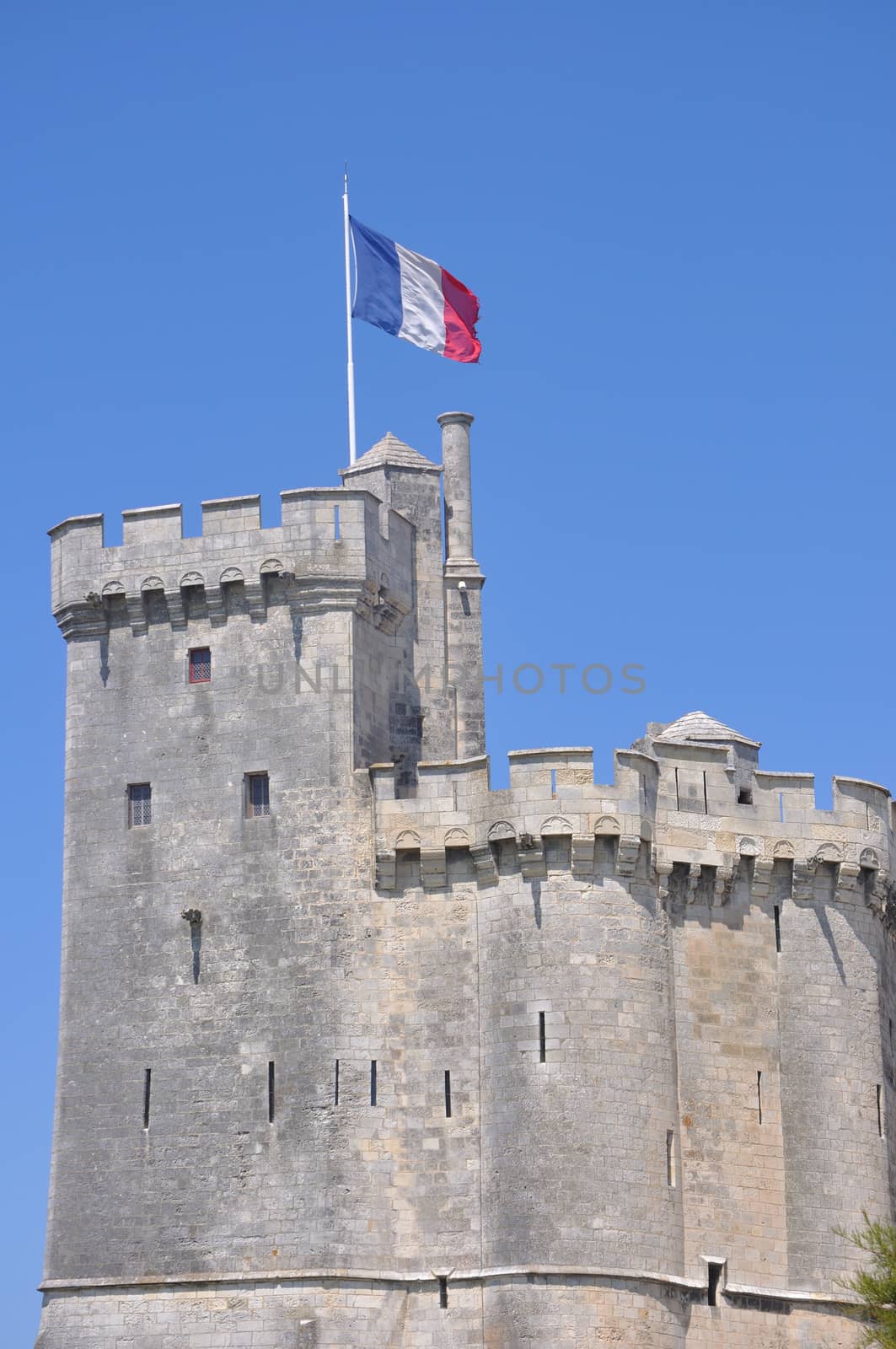 tourist site of La Rochelle, France. port and its surroundings