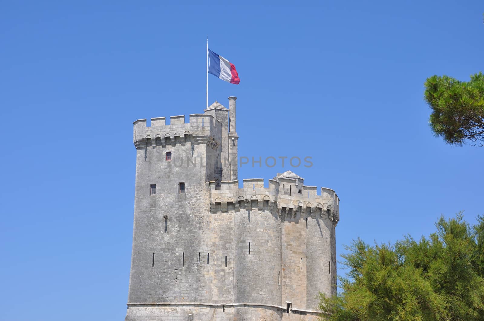 tourist site of La Rochelle, France. port and its surroundings
