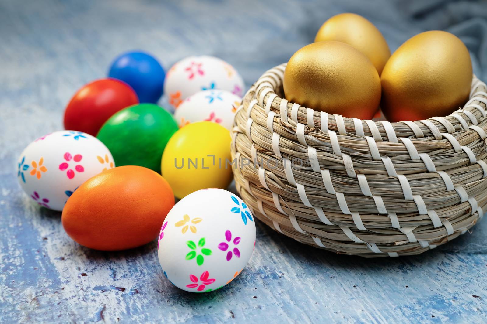 Easter egg, happy Easter sunday hunt holiday decorations