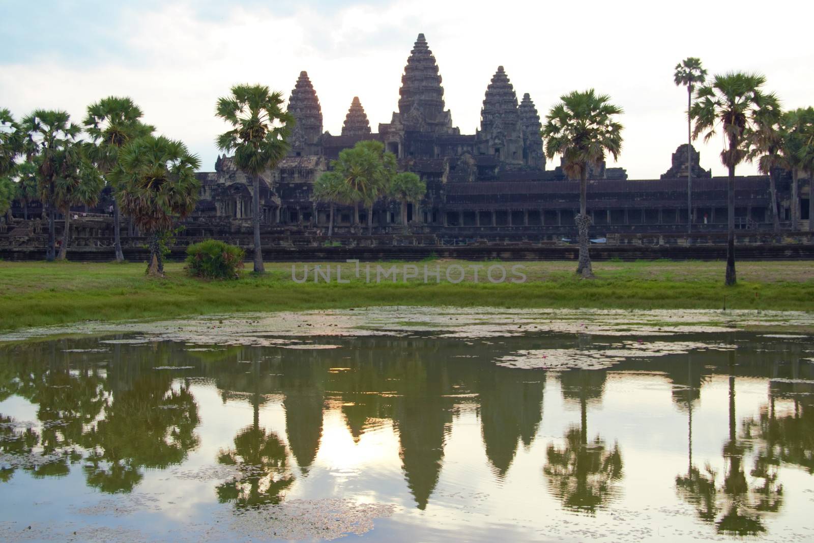 Angkor wat at sunrise siem reap cambodia