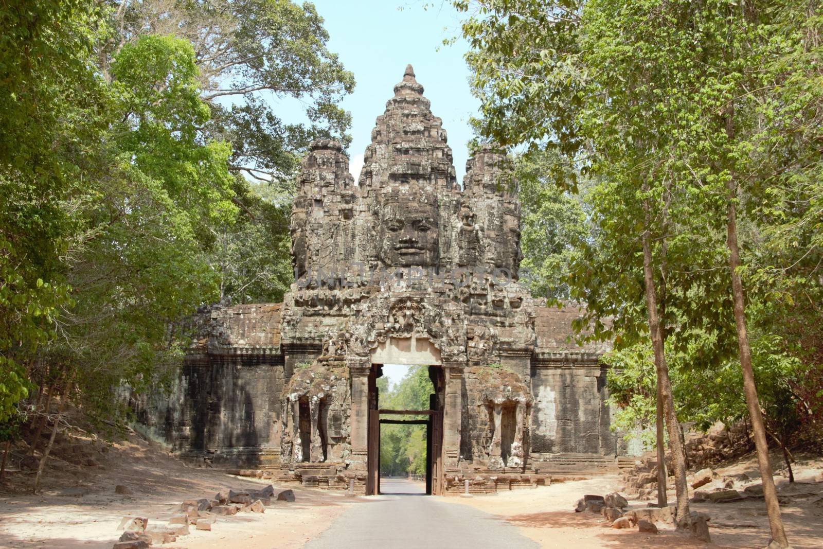 Cambodia, siem reap angkor wat temple ta prohm tree roots tomb raider hindu buddhist shrine