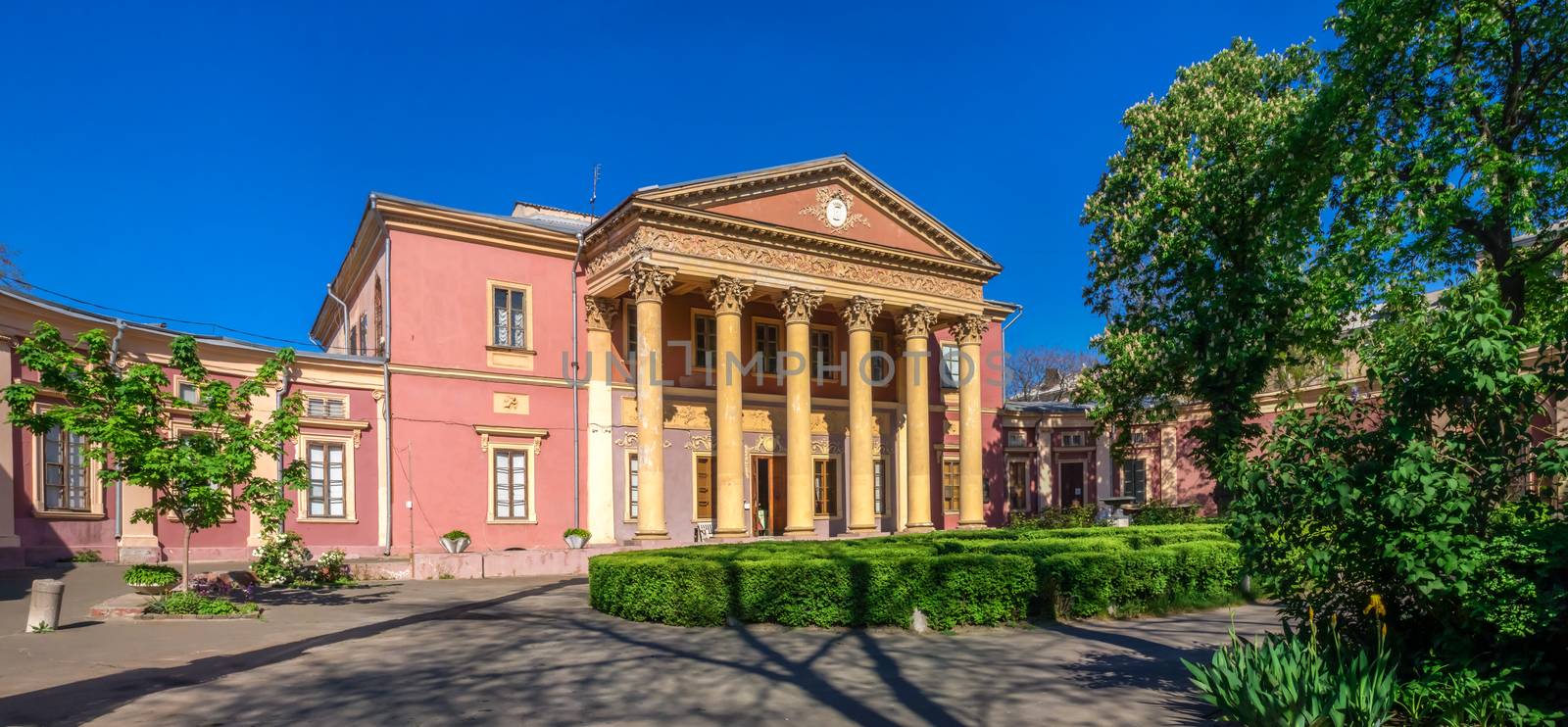 Odessa, Ukraine 03.05.2020. Art Museum in Odessa, Ukraine on a sunny spring day. One of the principal art galleries of the city.