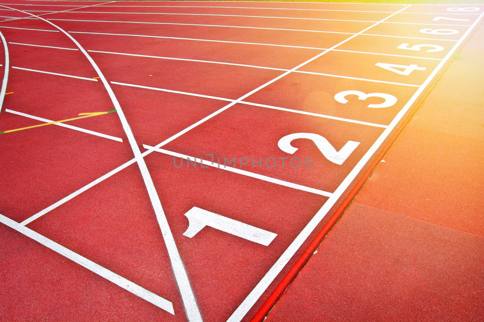 Athletics track pattern background. Sport conceptual image.
