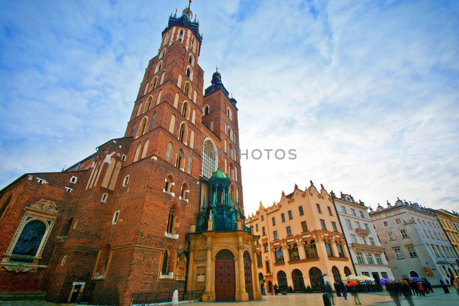 Cracow, Poland. St. Mary's Basilica.