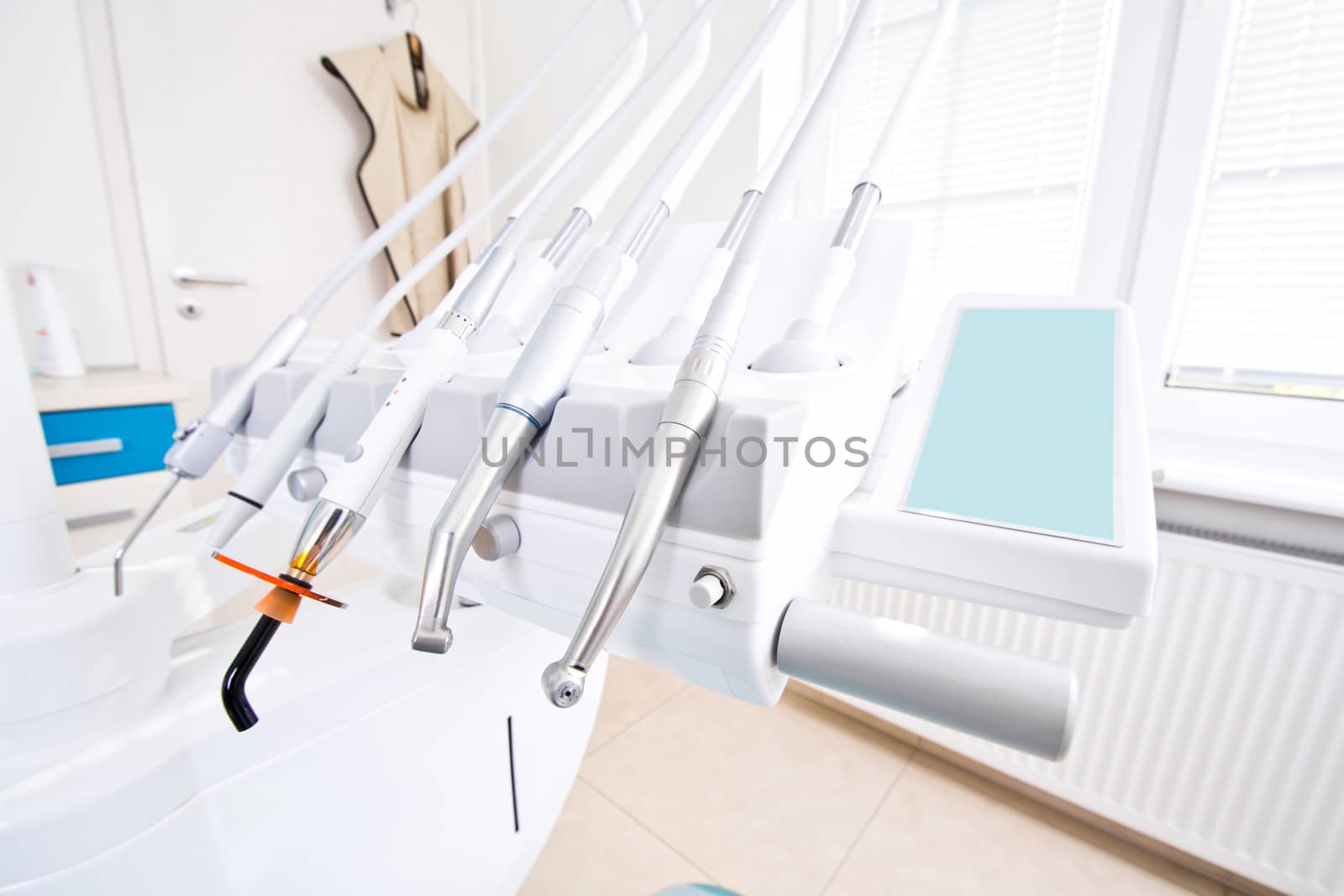 Professional Dentist tools in the dental office. by satariel