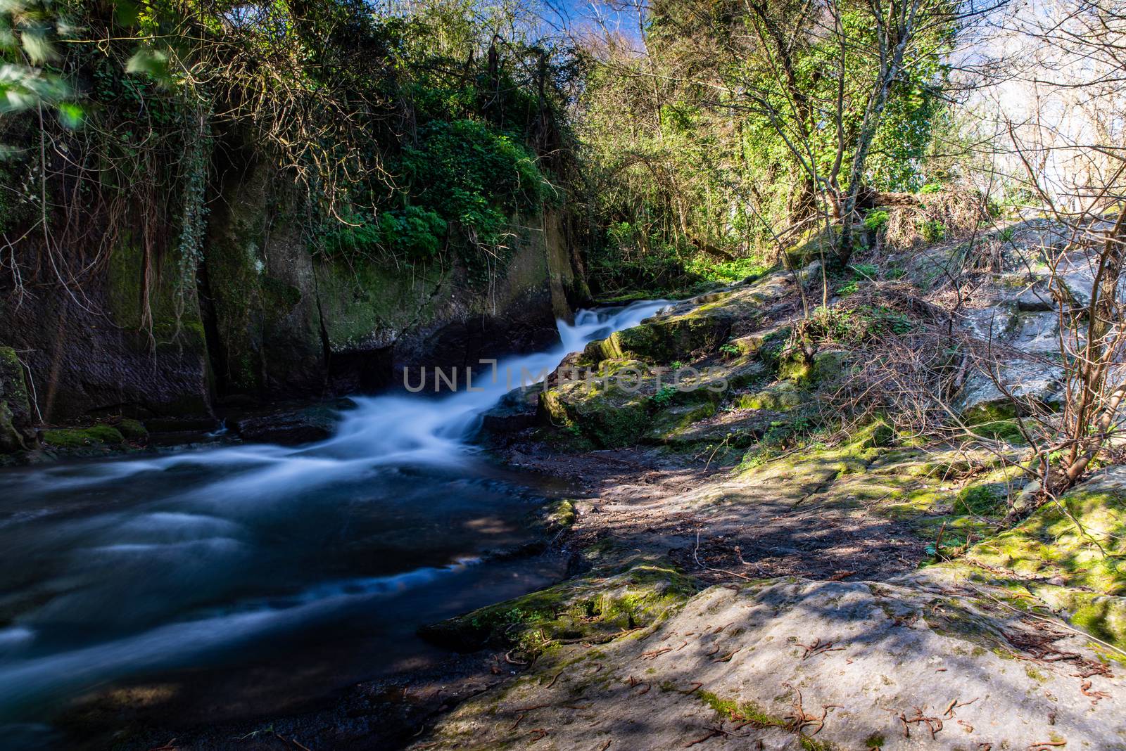 Monte Gelato waterfalls province of Roma