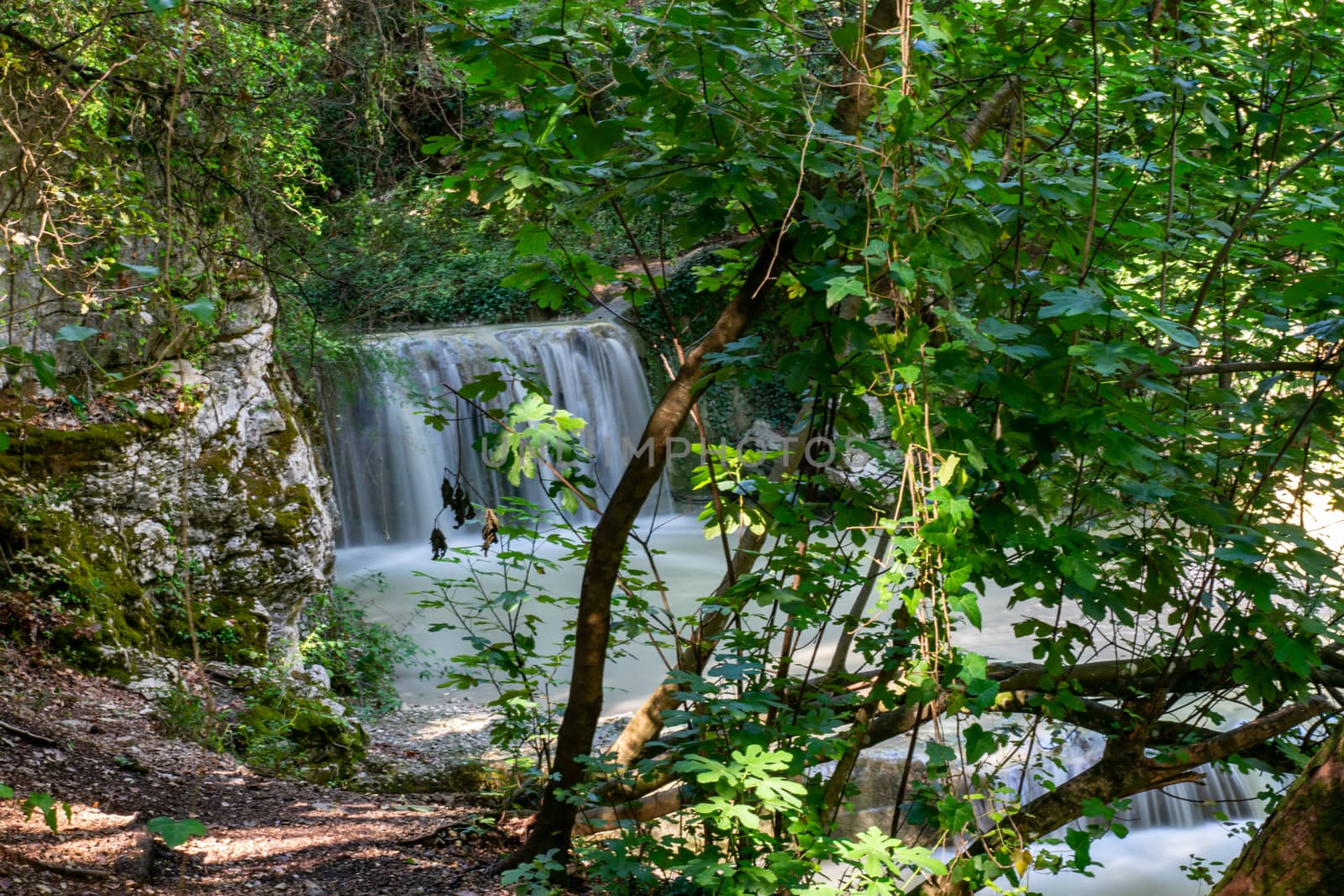 pisciarelle waterfall locality rocca Sanzenone