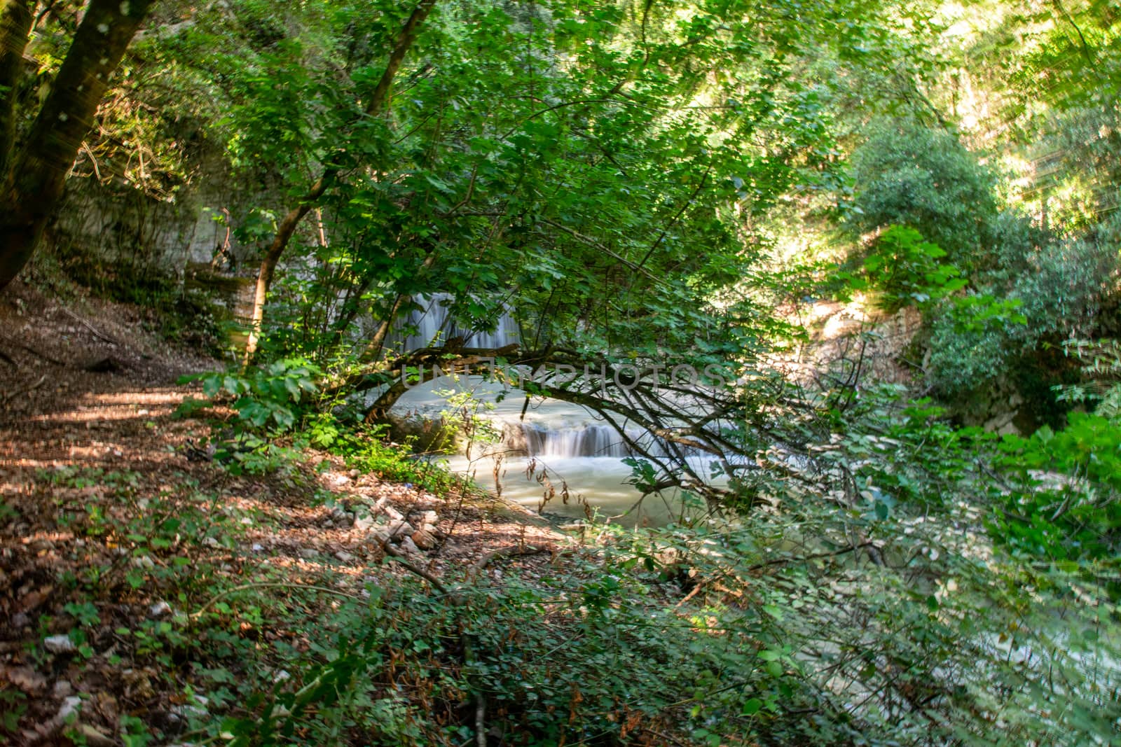 pisciarelle waterfall locality rocca Sanzenone