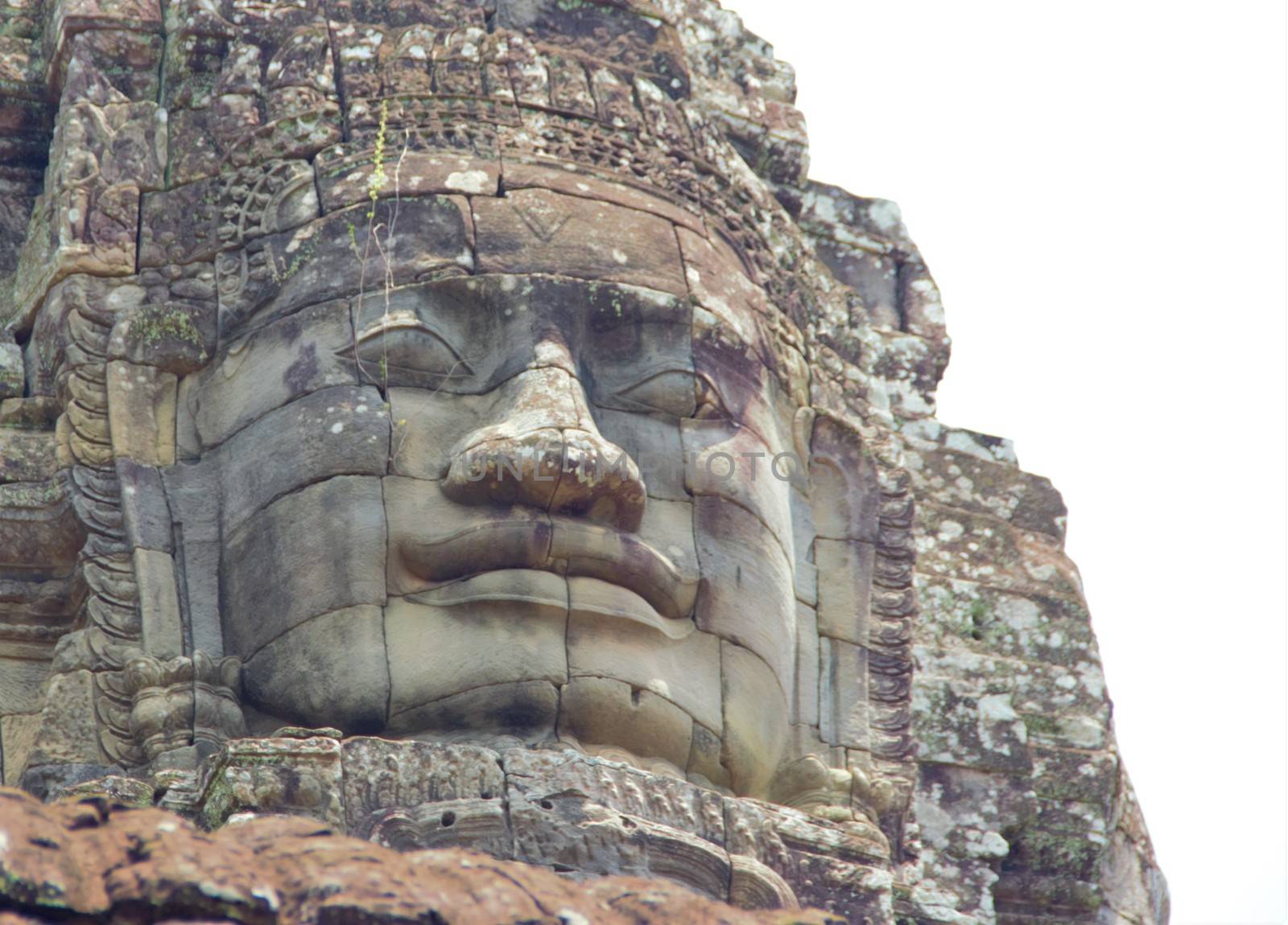 Bayon temple angkor thom, angkor wat, siem reap cambodia