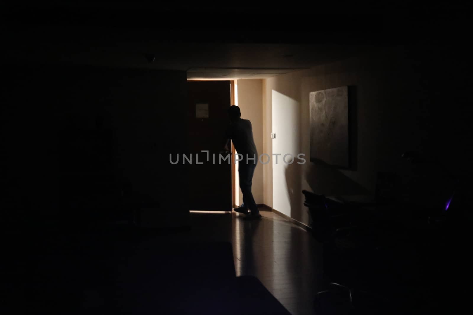 Silhouette of a Female model