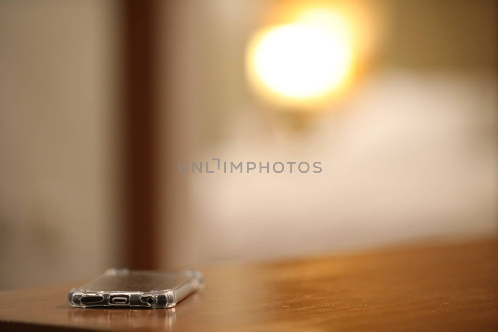 Cell phone on a Table