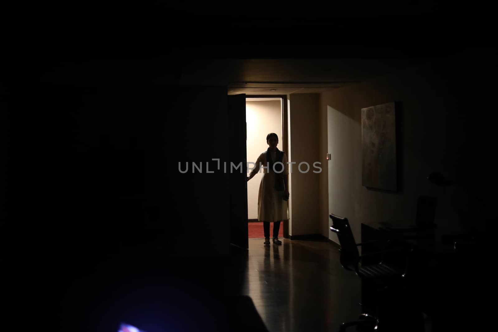 Silhouette of a Female model