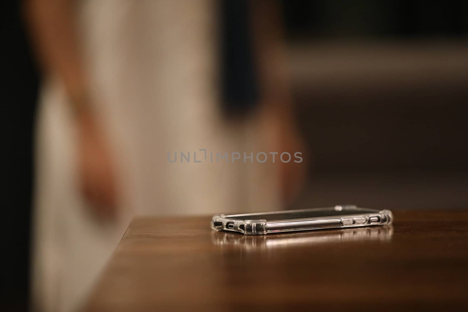 Cell phone on a Table