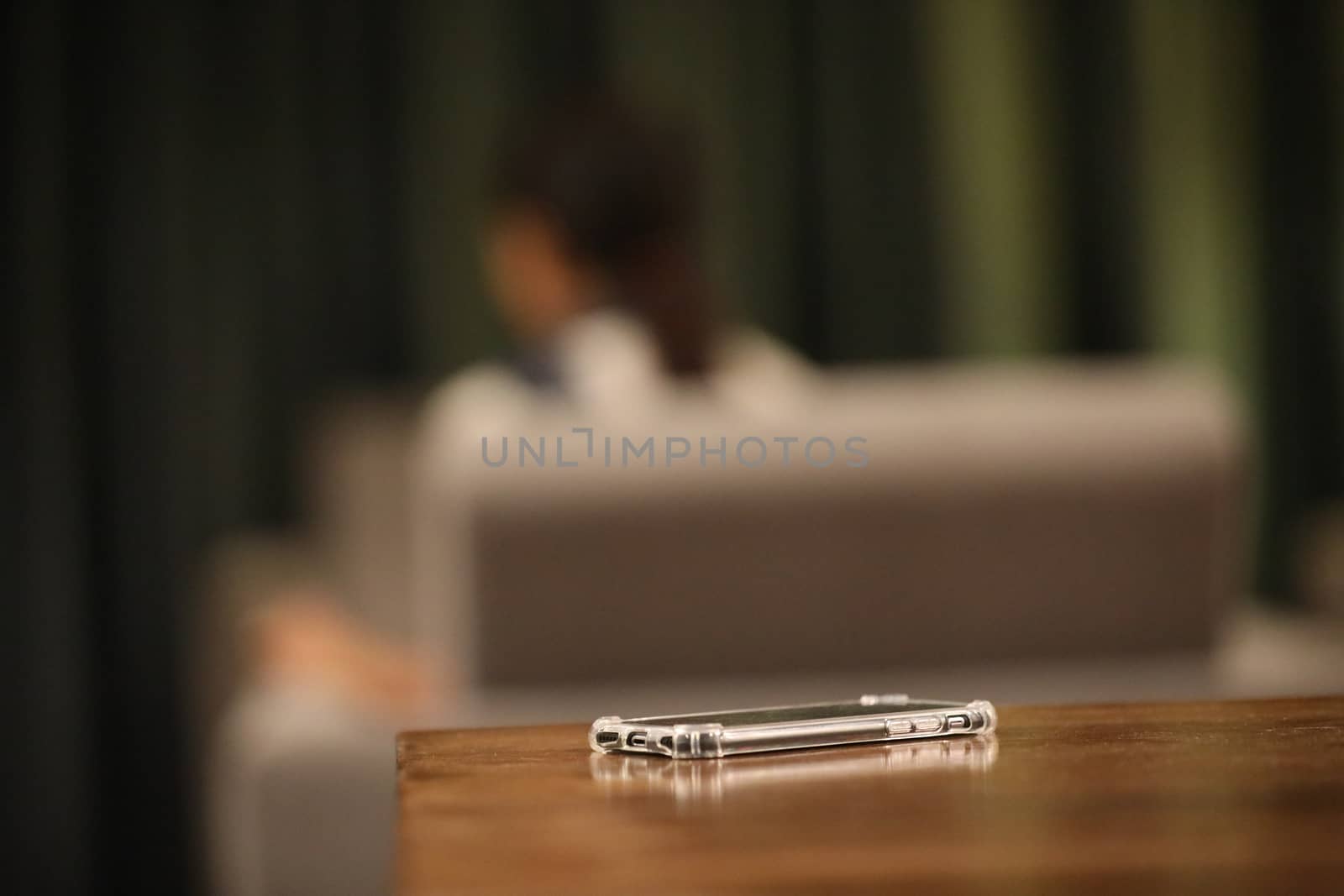 Cell phone on a Table