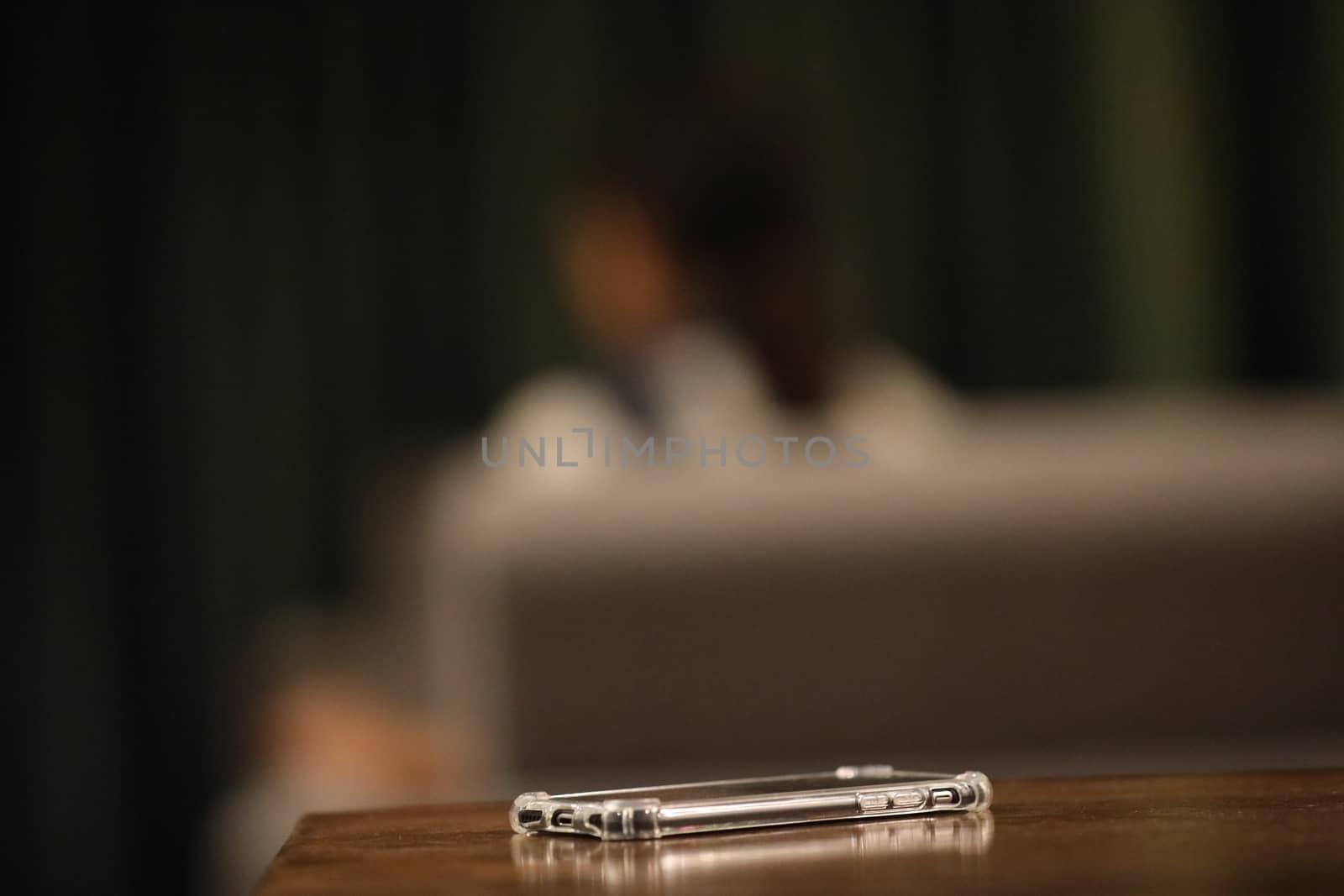 Cell phone on a Table