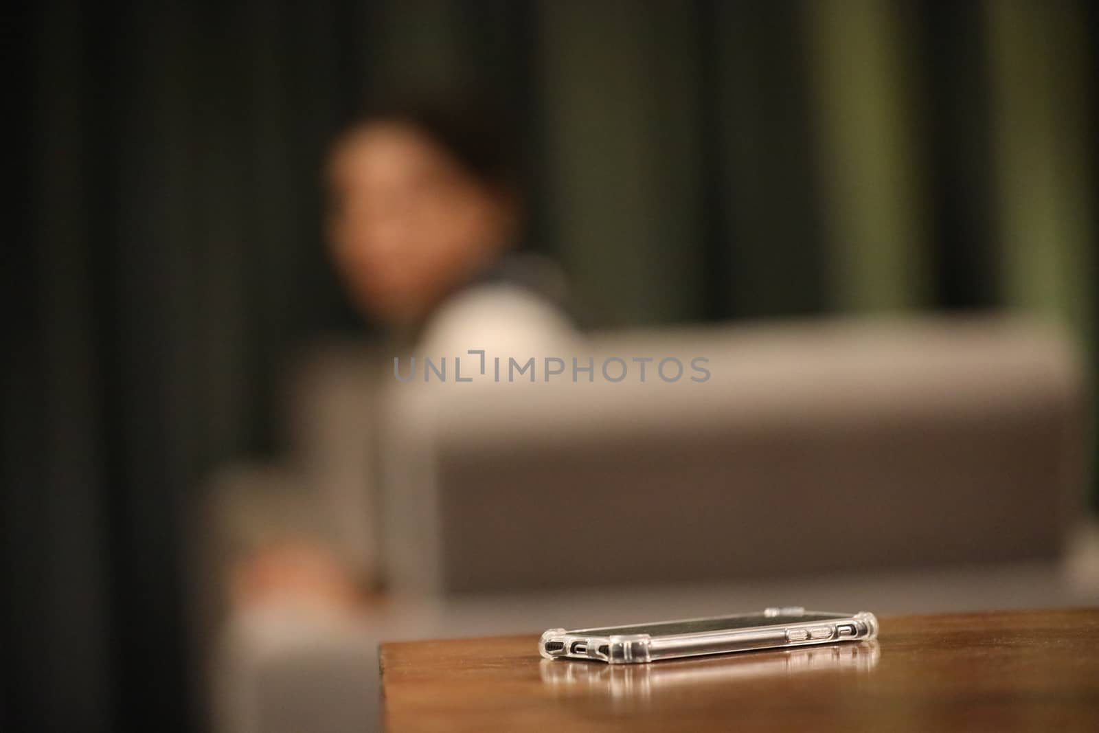 Cell phone on a Table