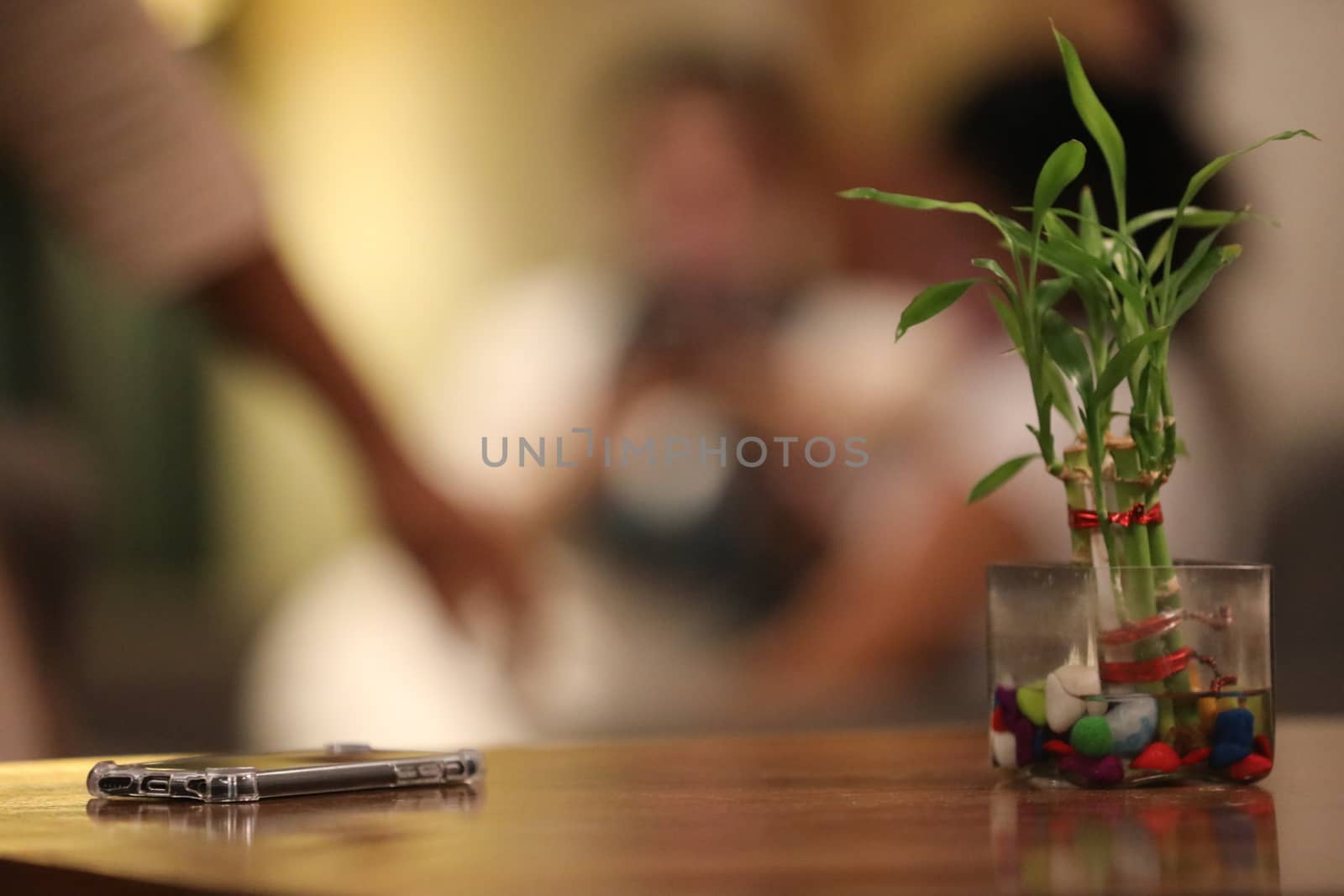 Cell phone on a Table