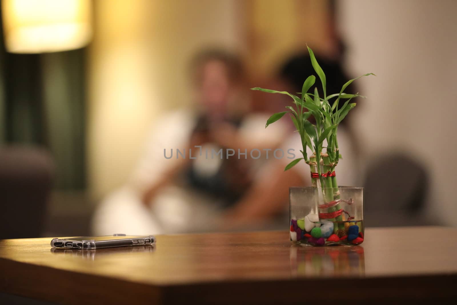 Cell phone on a Table
