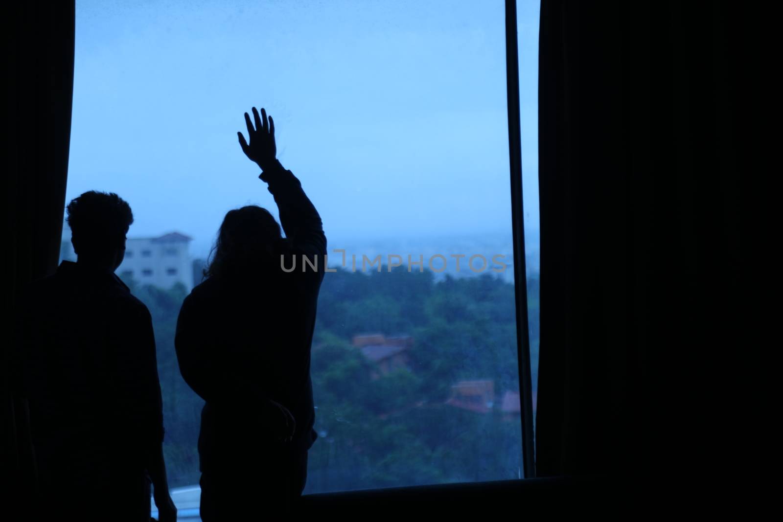 silhouettes at Window