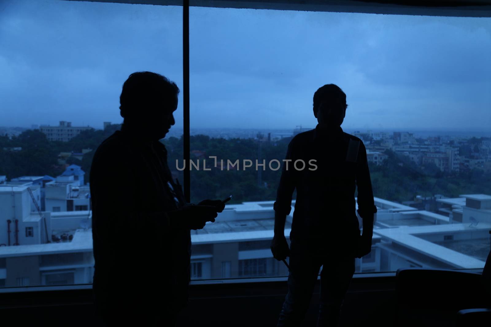 silhouettes at Window