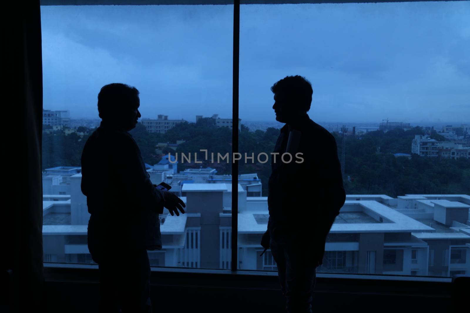 silhouettes at Window