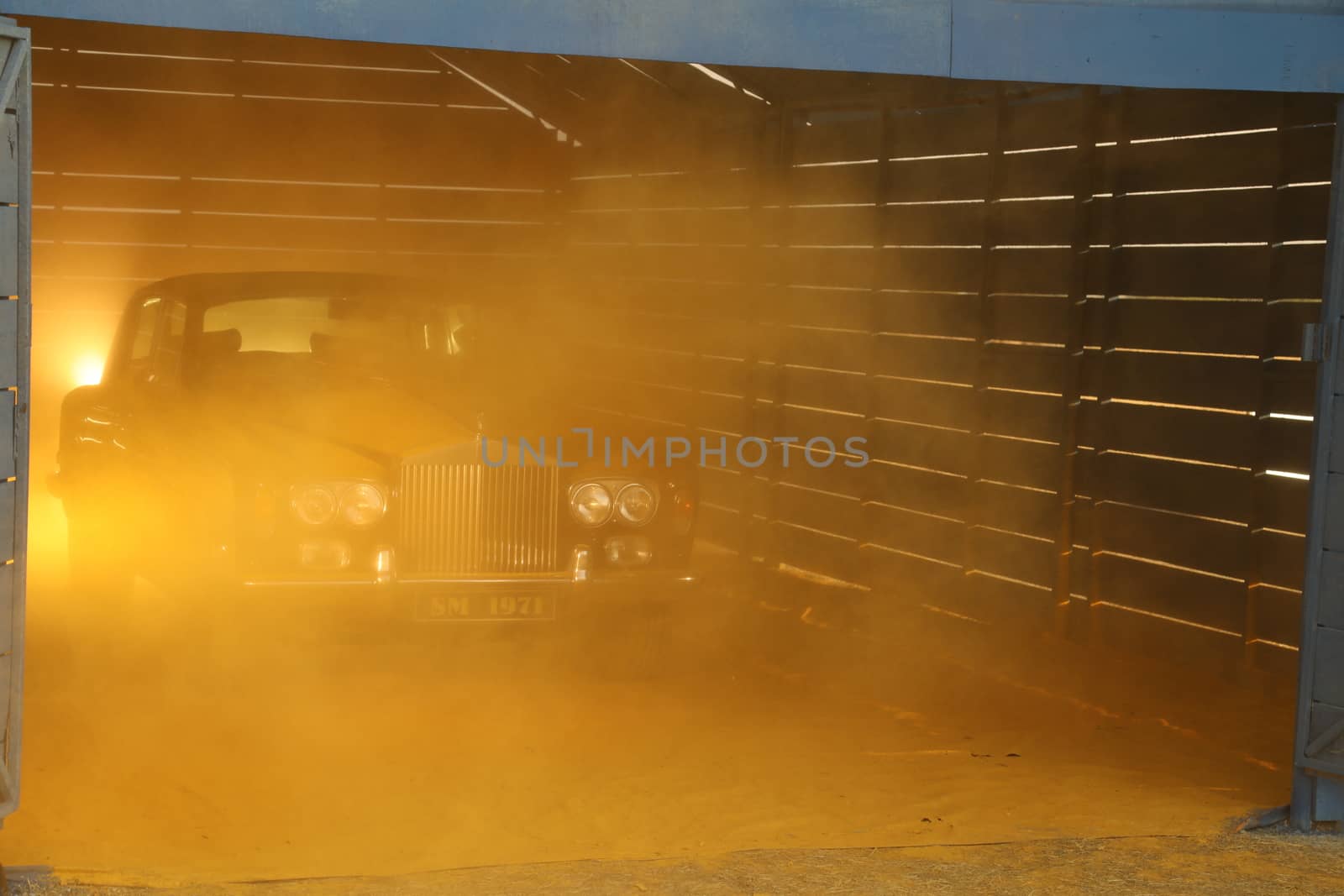 Car Shed in the Night