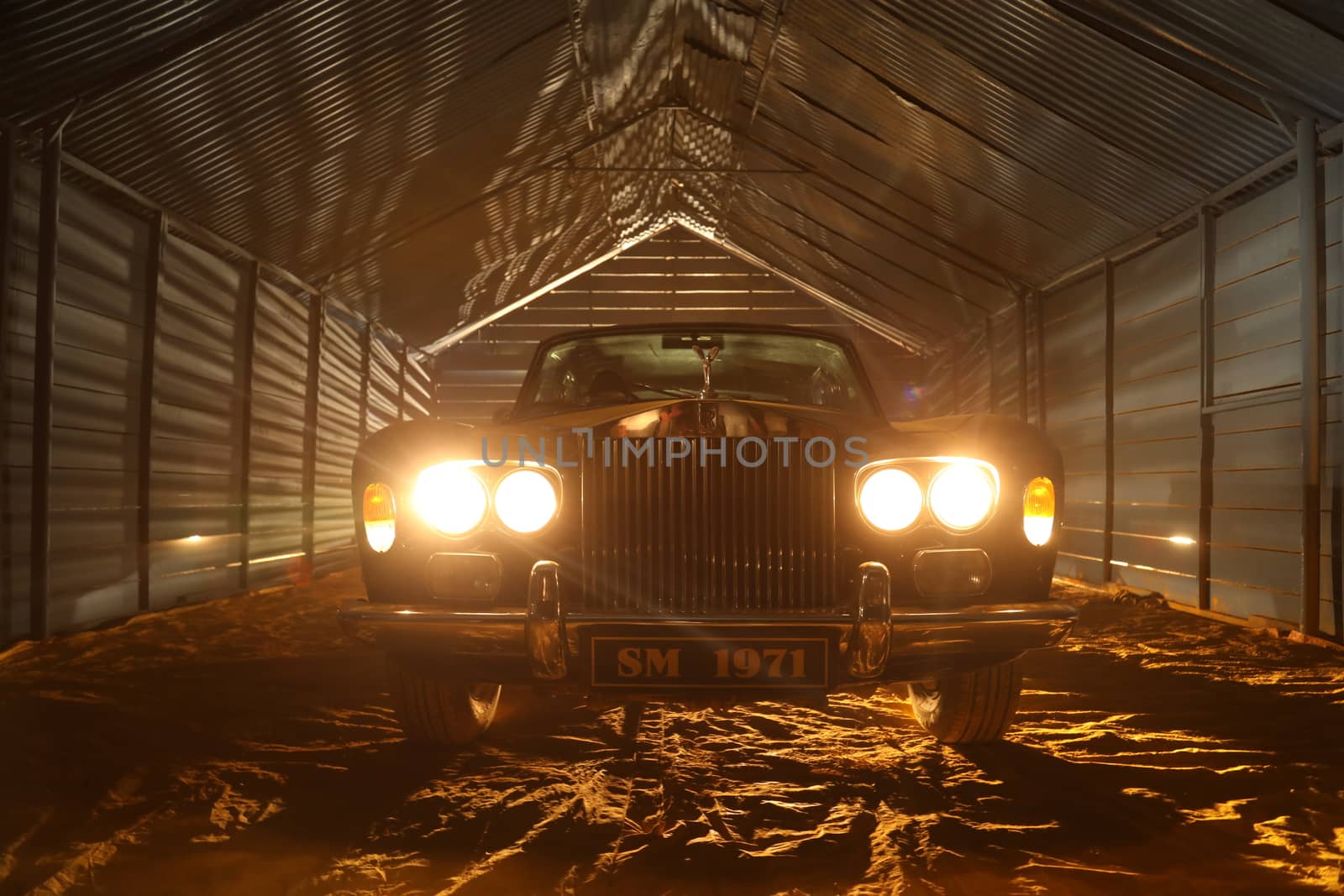 Car Shed in the Night