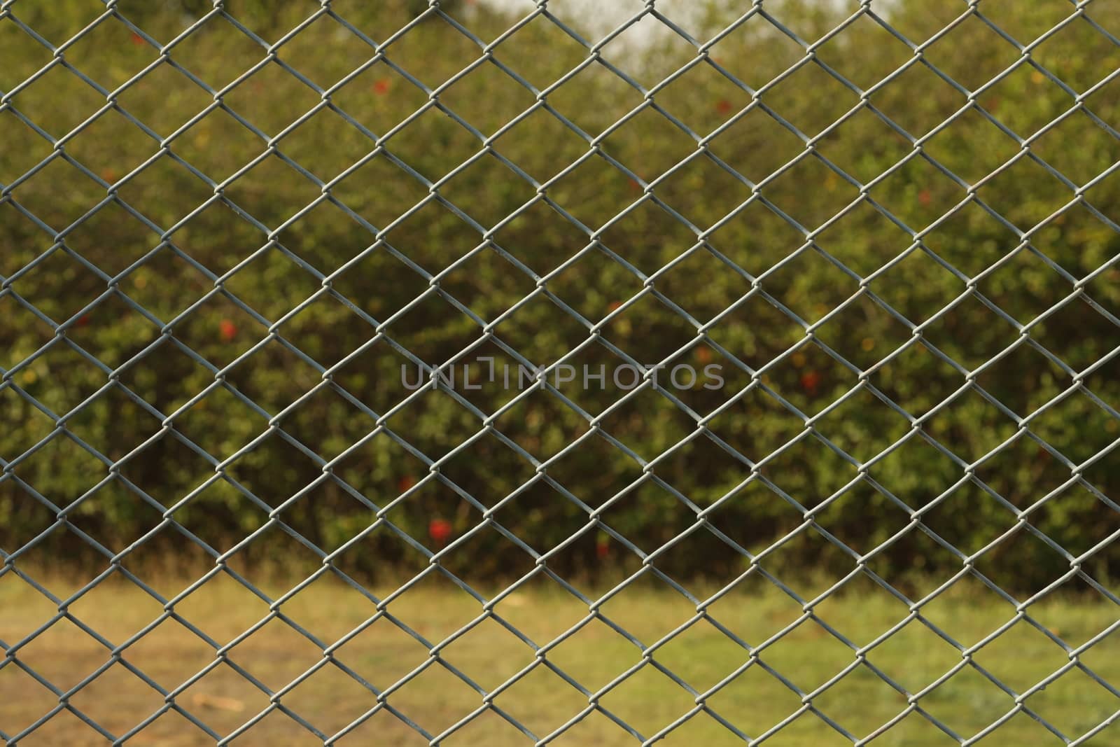 Abstract Metal Fence net
