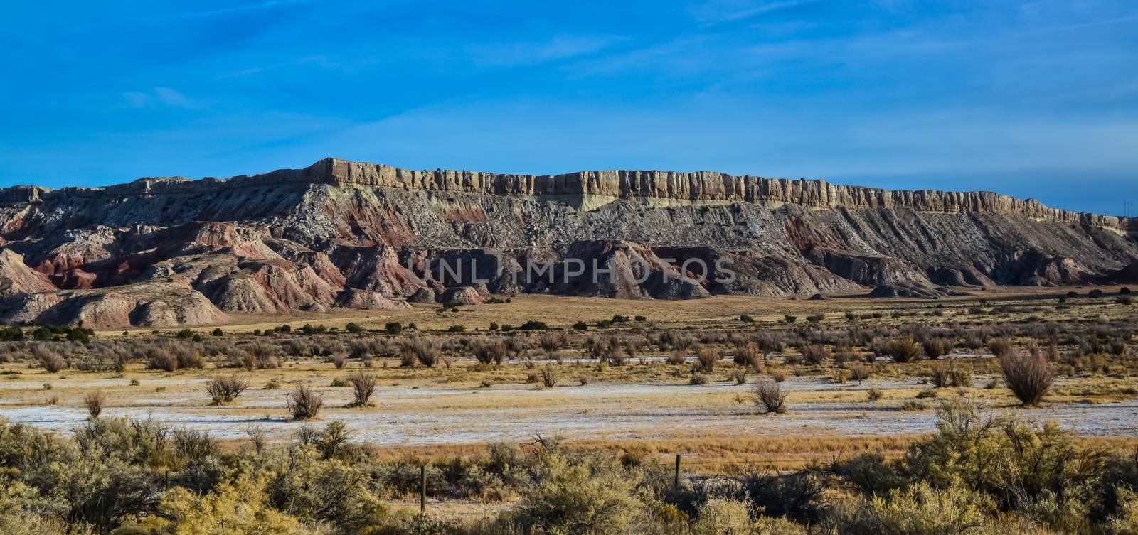 Natural Landscape, Erosive Rock Formations in New Mexico by Hydrobiolog