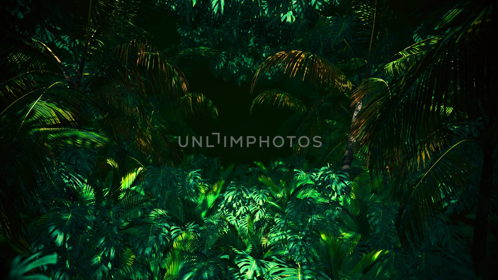 3D illustration Background for advertising and wallpaper in nature and advertising scene. 3D rendering in decorative concept