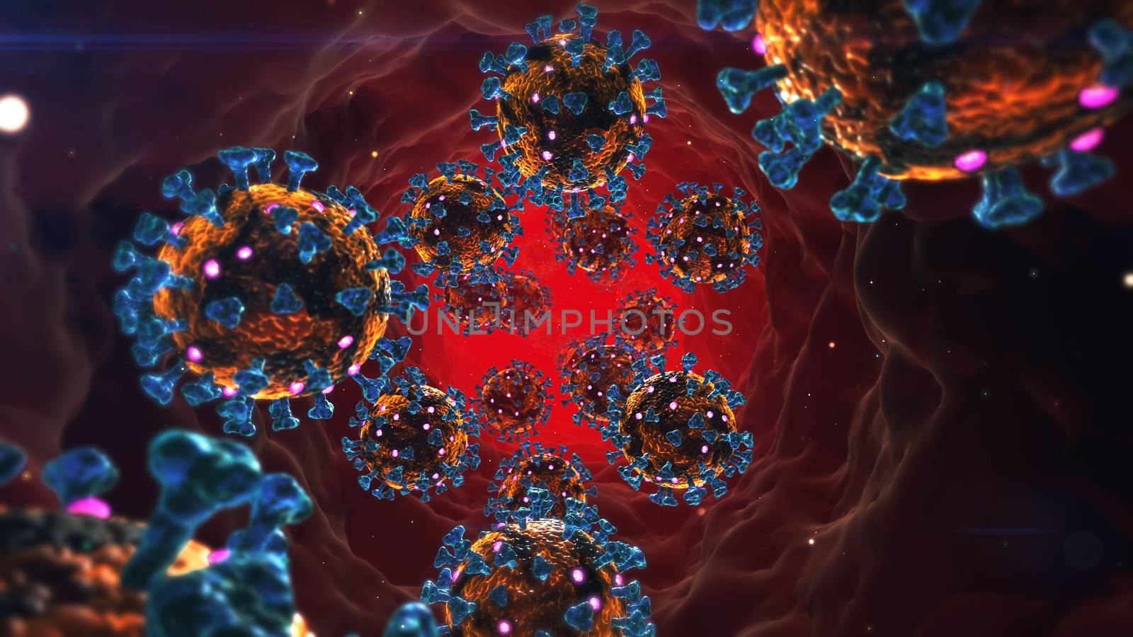 Viruses In The Circulatory System by urzine
