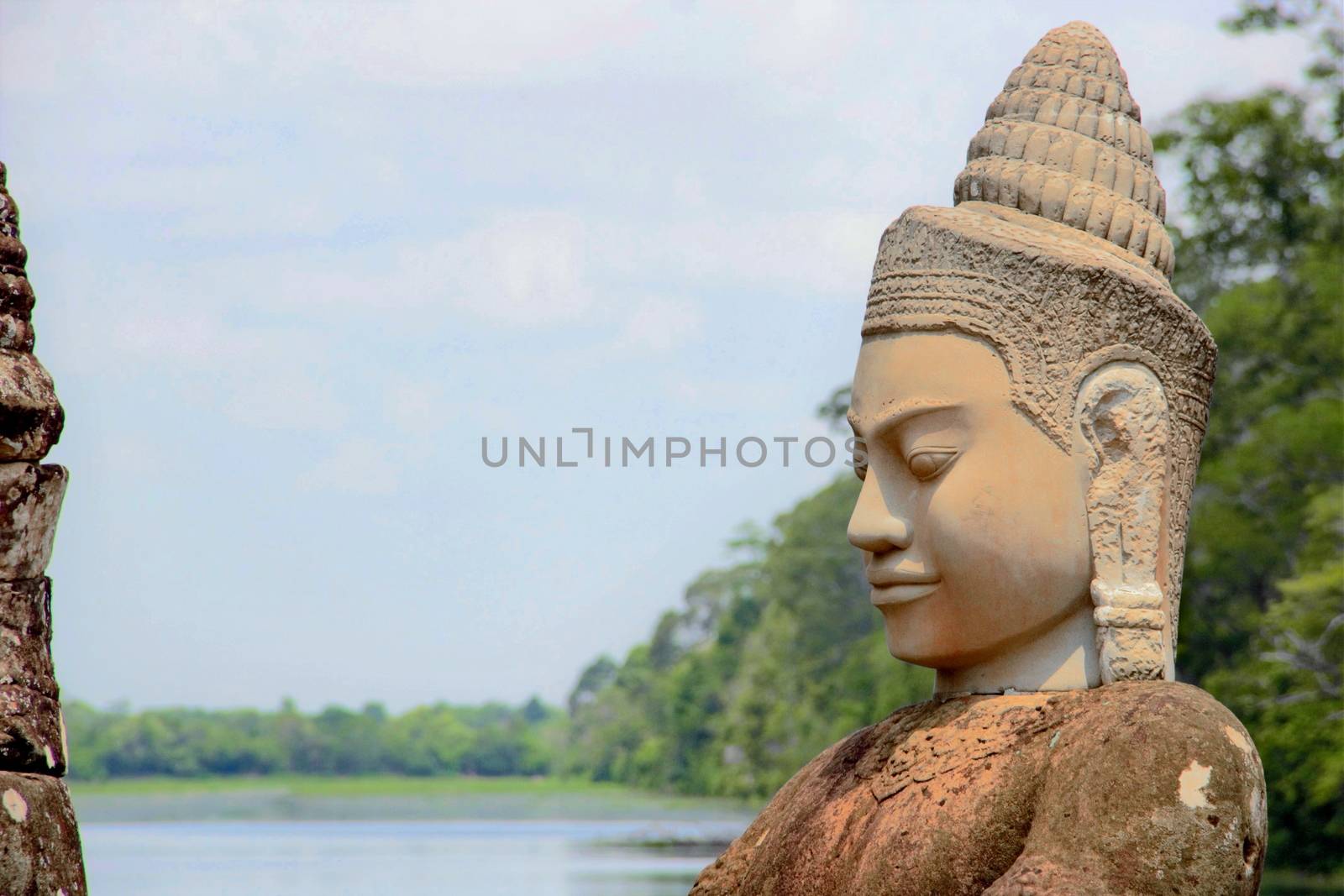 Cambodia, siem reap, angkor wat, south gate, angkor thom, bayon devas or asuras