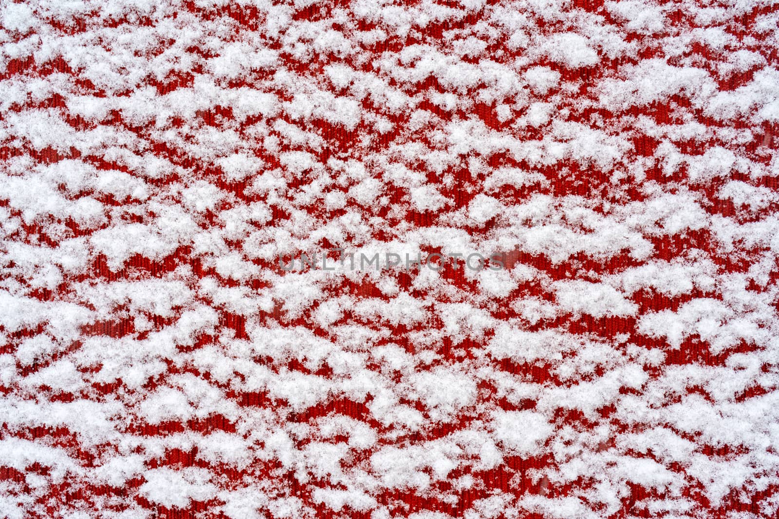 The surface of the white snow. The texture of the snow. Winter background.