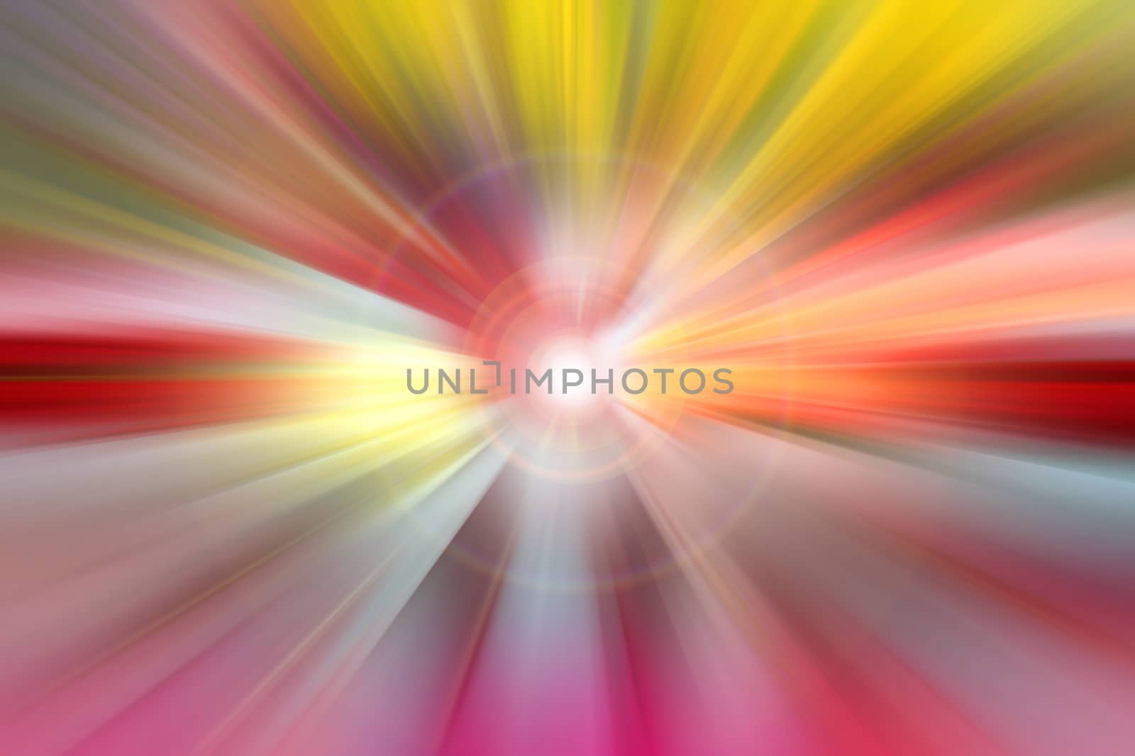 Dynamic lines of light. Light from central point. Bright flash of light. Dynamic movement in space.