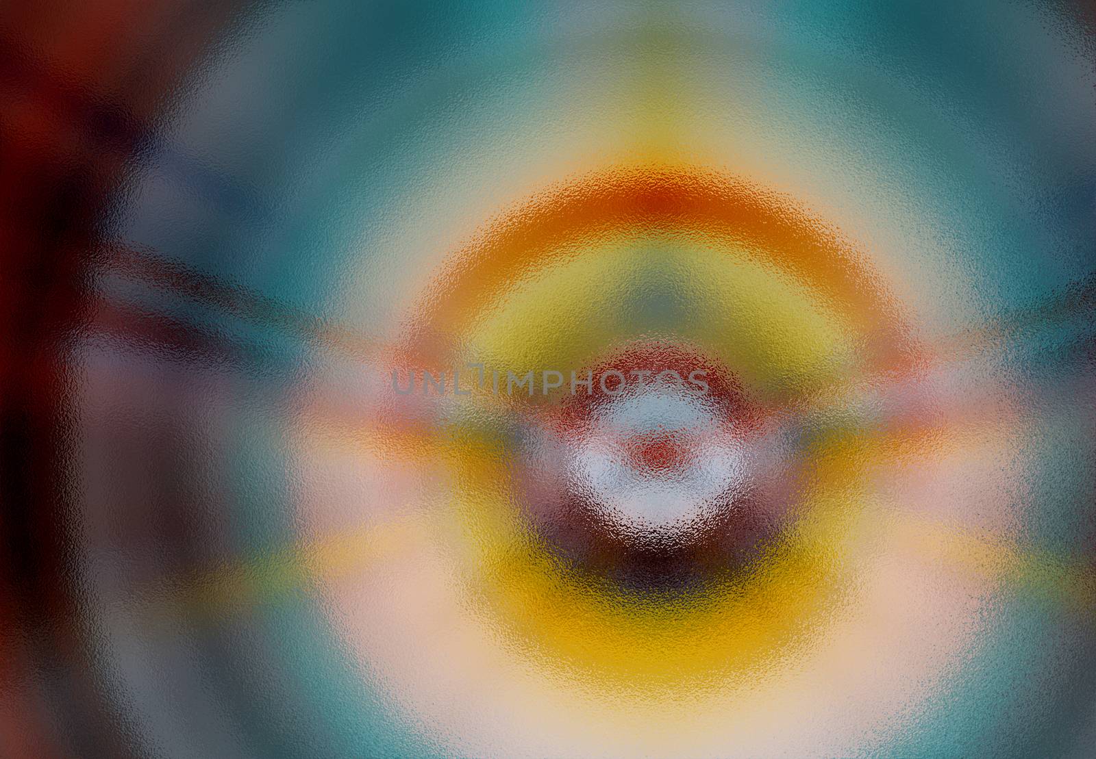 Abstract round background. Circles from the center point. Image of diverging circles. Rotation that creates circles. Bright flash of light. Dynamic movement in space.
