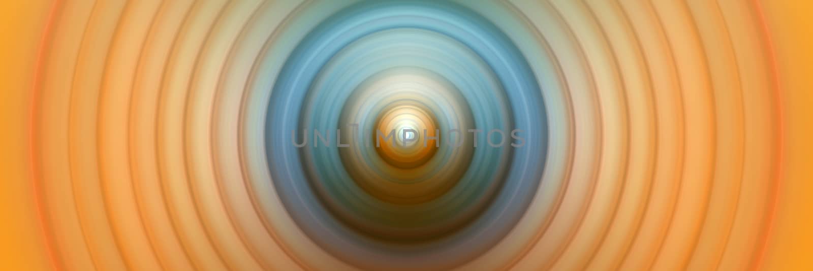 Abstract round background. Circles from the center point. Image of diverging circles. Rotation that creates circles.
