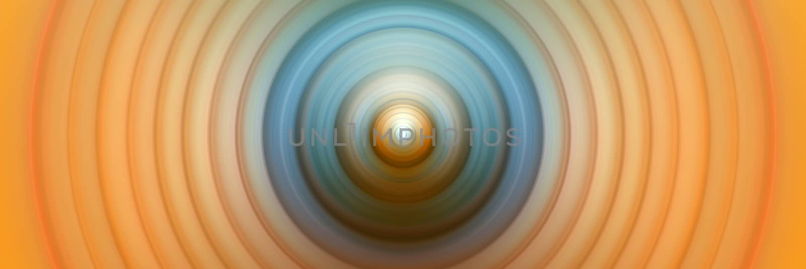 Abstract round background. Circles from the center point. Image of diverging circles. Rotation that creates circles.