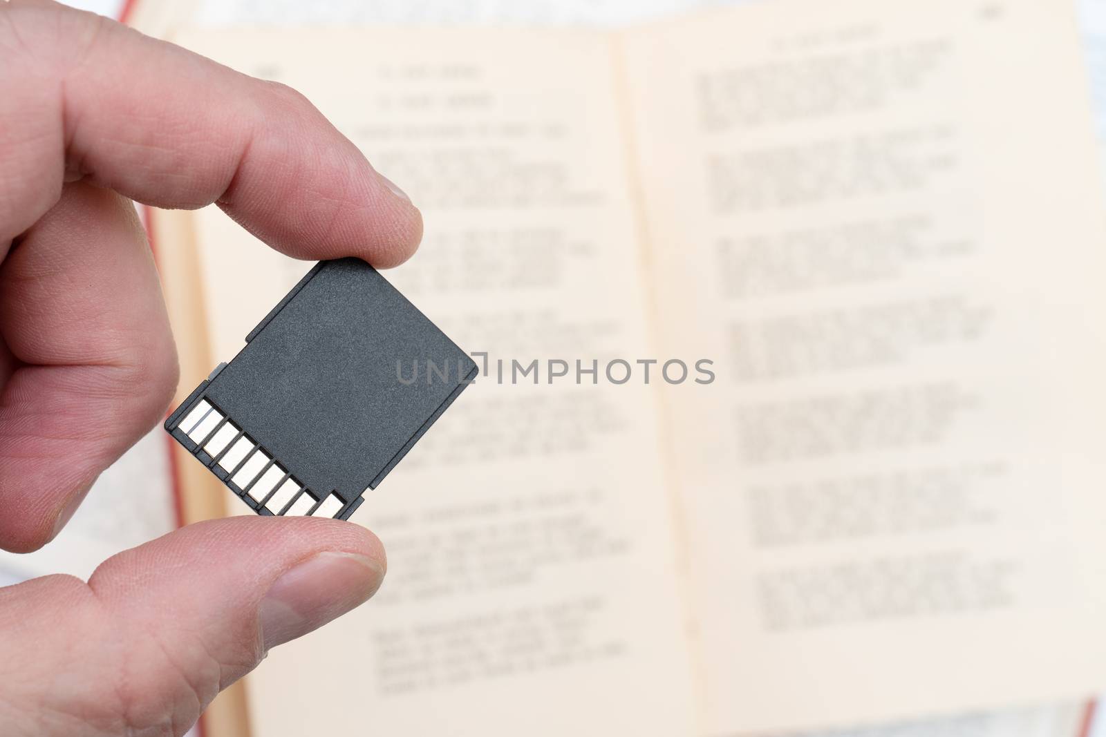 Memory cards for gadgets. Modern storage devices. Digital recording of information.