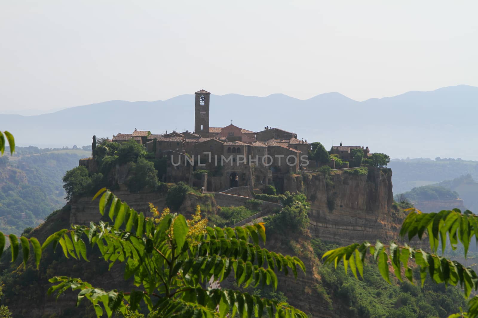 village of Bagnoregio isolated village that can not be reached by car only on foot