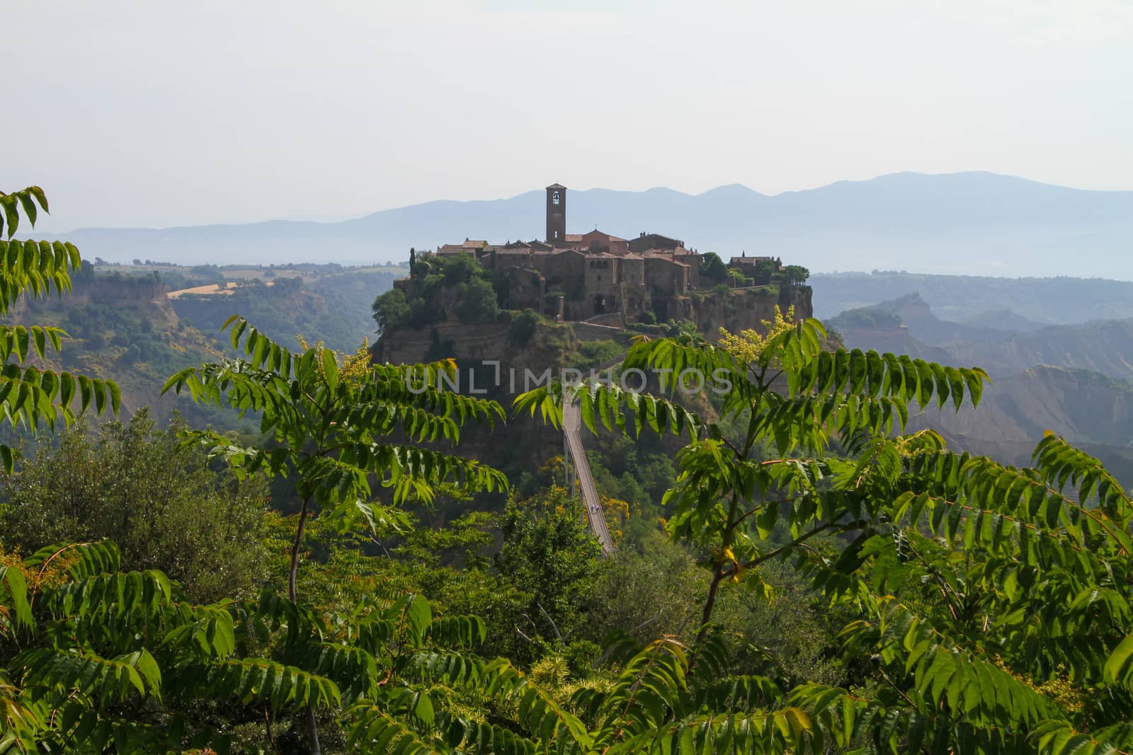 village of Bagnoregio isolated village that can not be reached by car only on foot