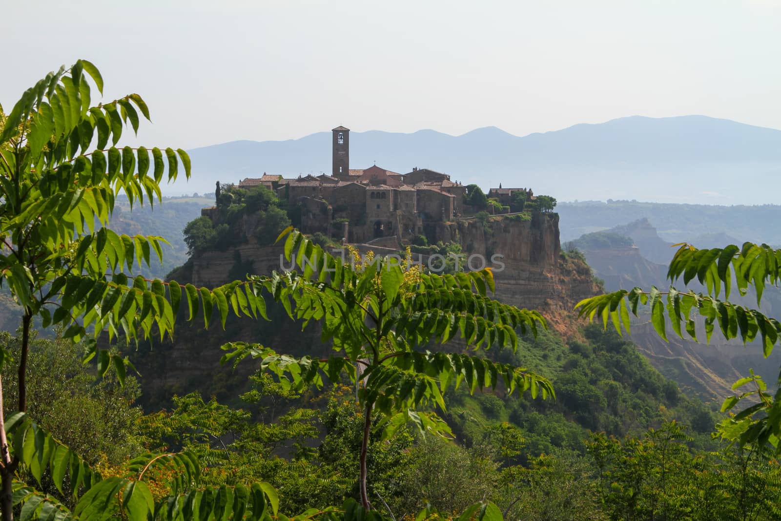 village of Bagnoregio isolated village that can not be reached by car only on foot