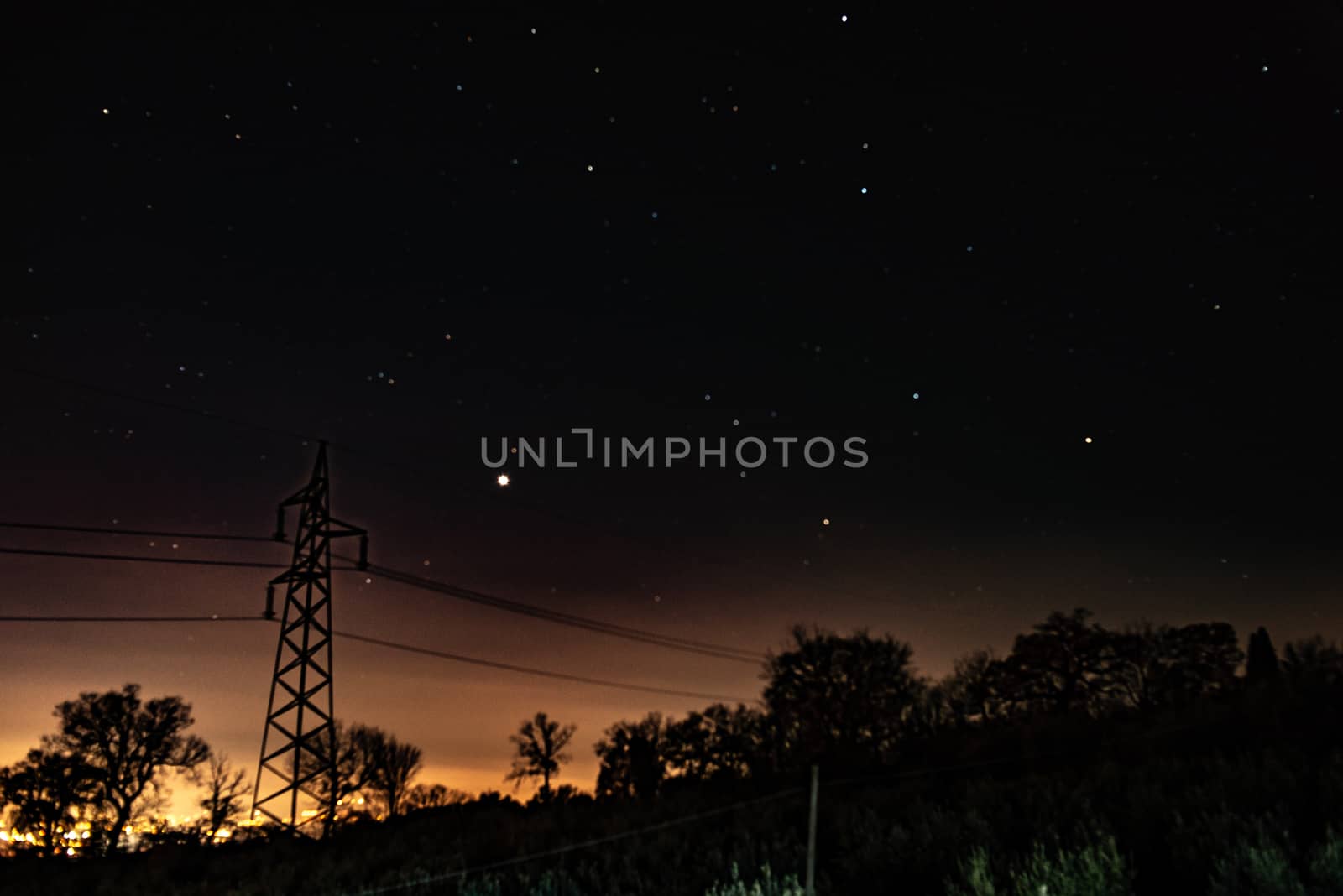 STARRY LANDSCAPE FROM THE MOUNTAIN OF CESI TERNI UMBRIA