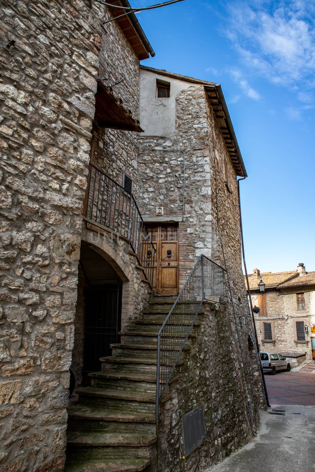 PORTARIA, ACQUASPARTA, UMBRIA 05 09 2020:INTERNAL STREETS OF THE COUNTRY