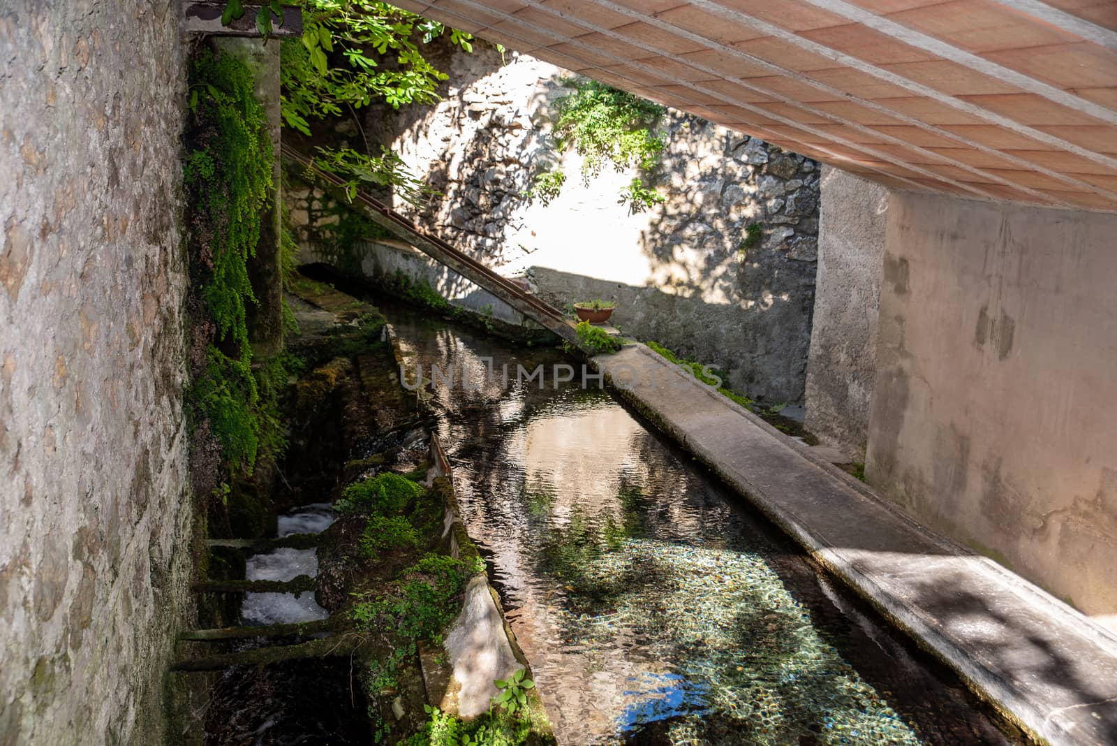 old fountain inside the country of stifone by carfedeph